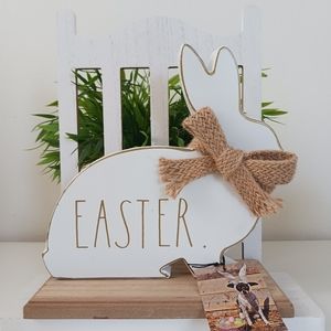 Rae Dunn Easter Bunny Sign